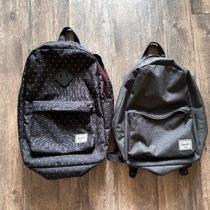 Like New Herschel Classic Two Backpack Set | Standard and Mini Sizes